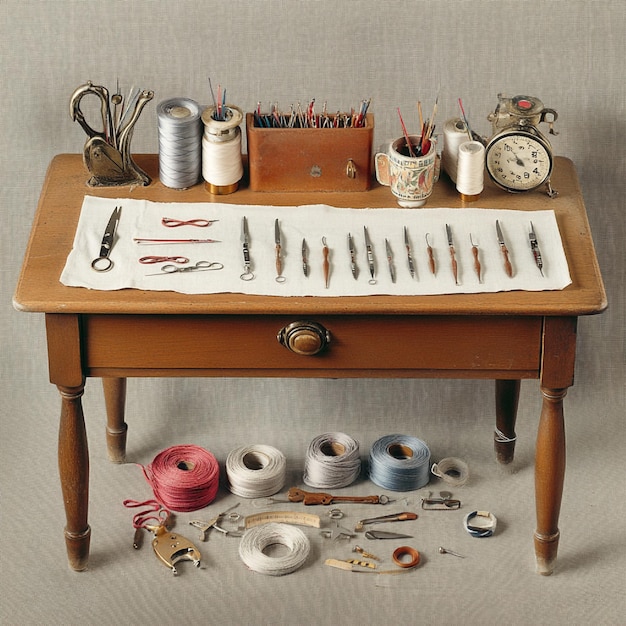 Atelier cu materiale de broderie